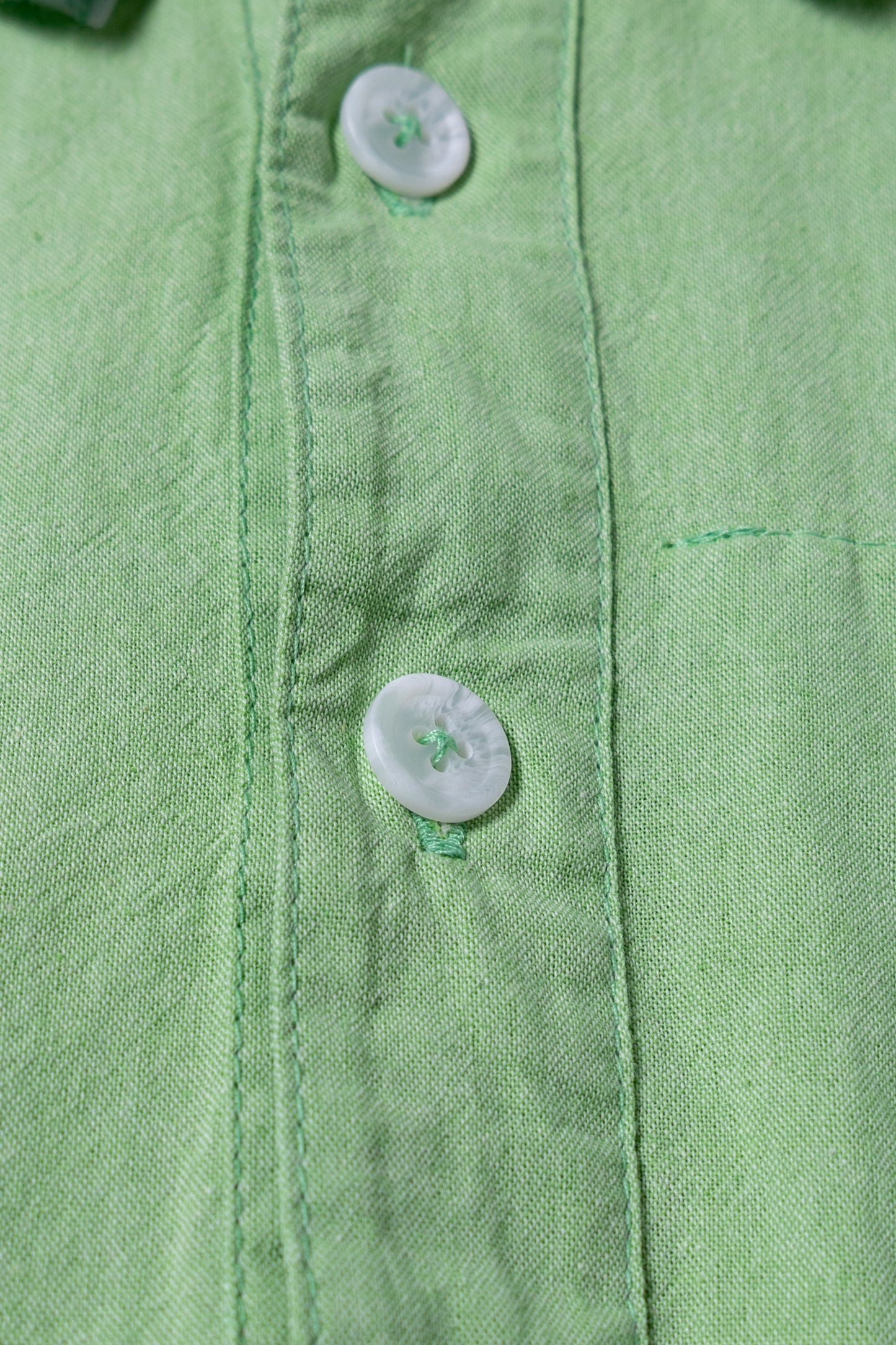 Oi Polloi Camp Smock Apple Green