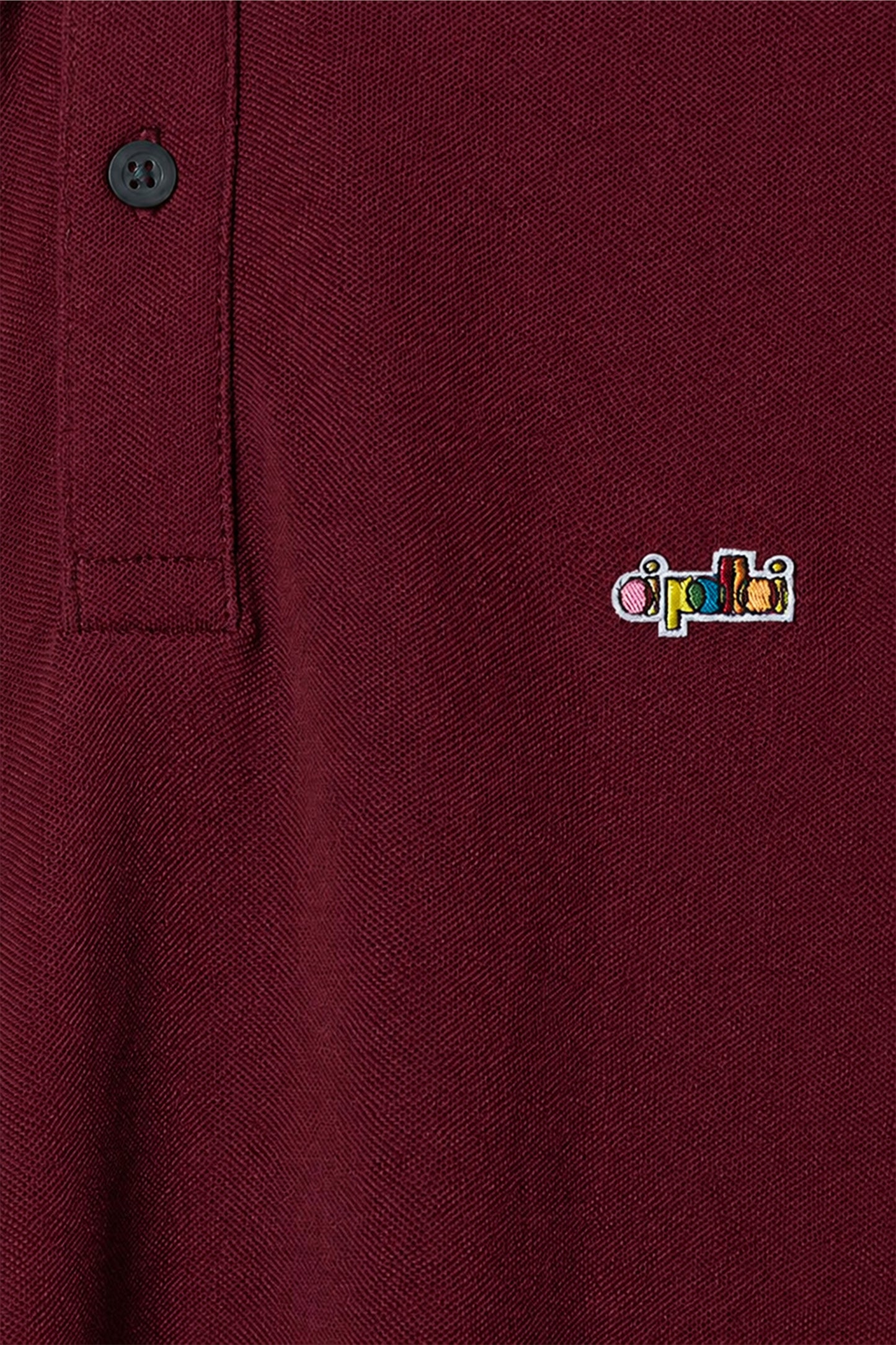 Oi Polloi Classic S/S Polo Shirt Burgundy