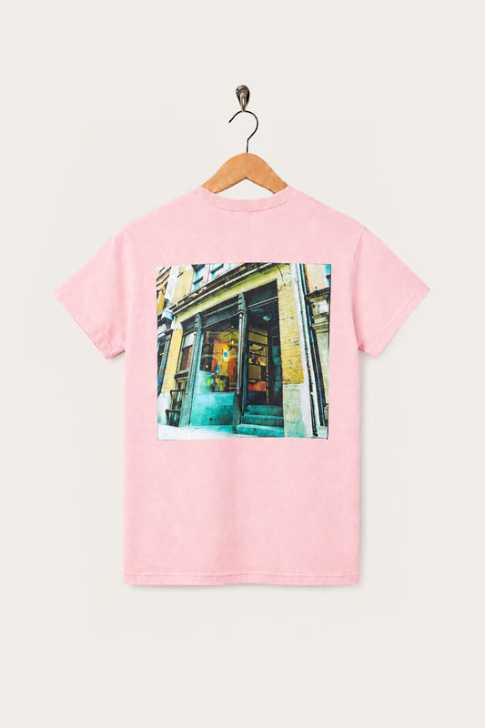 Oi Polloi 70 Tib Street S/S T-Shirt Pink