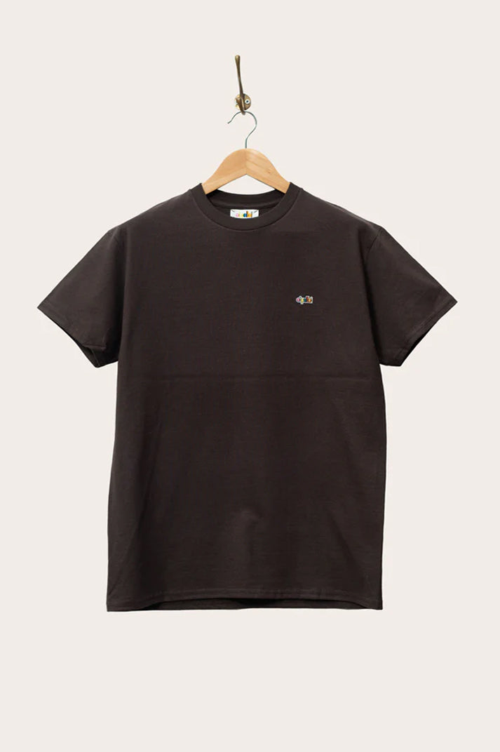 Oi Polloi 70 Tib Street S/S T-Shirt Brown