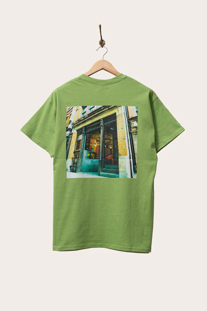 Oi Polloi 70 Tib Street S/S T-Shirt Kiwi Green