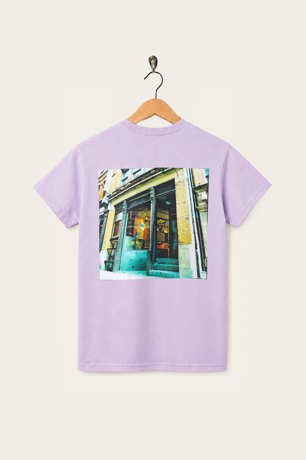 Oi Polloi 70 Tib Street S/S T-Shirt Lavender