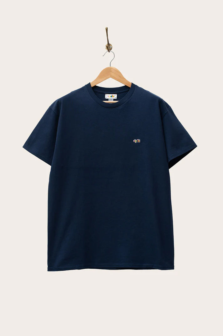 Oi Polloi 70 Tib Street S/S T-Shirt Navy