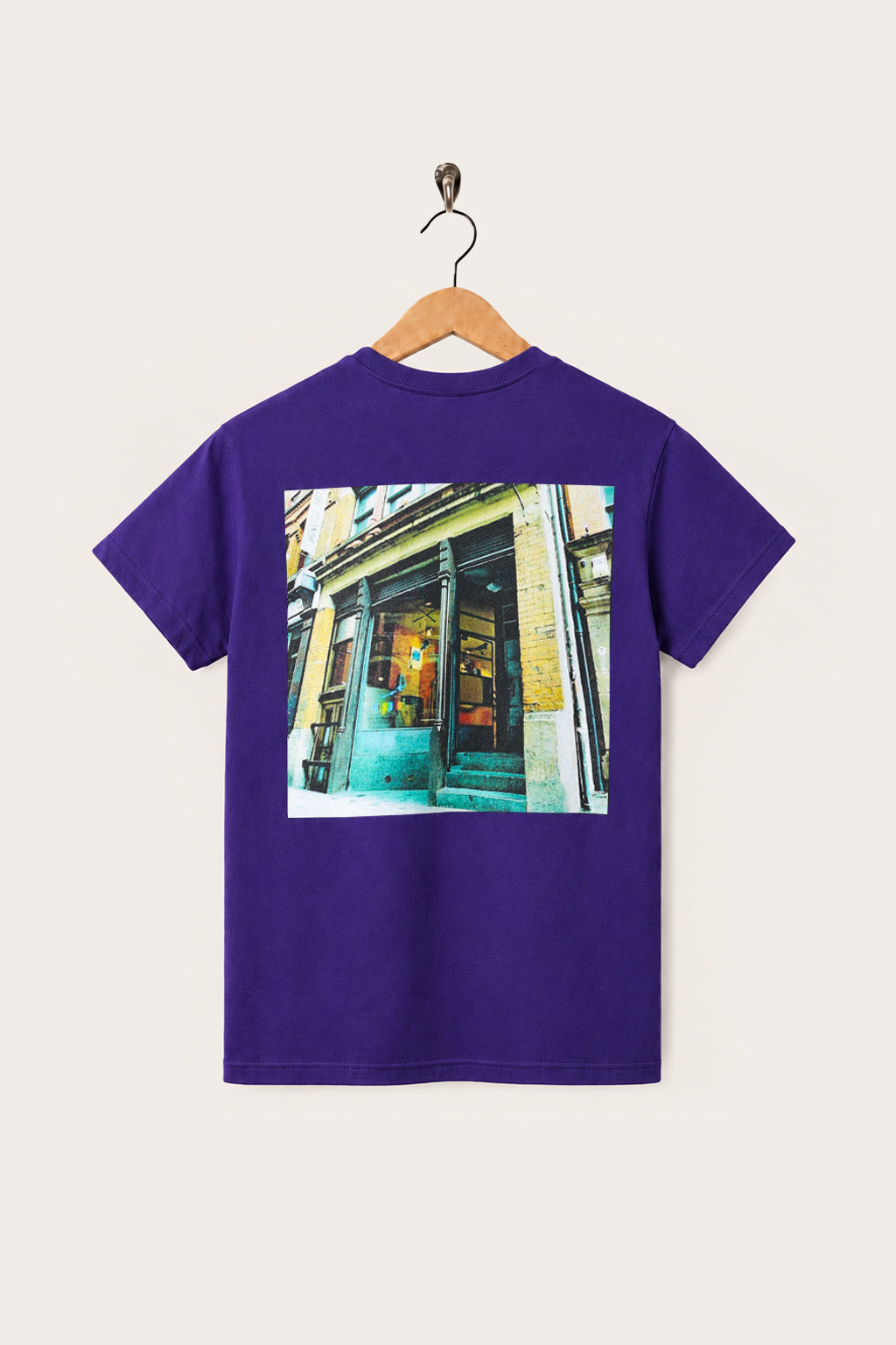 Oi Polloi 70 Tib Street S/S T-Shirt Purple