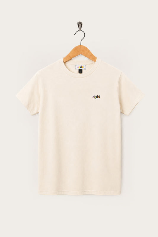 Oi Polloi 80s S/S T-Shirt Ecru