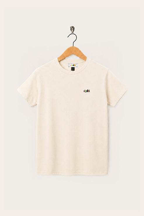 Oi Polloi 80s S/S T-Shirt Ecru