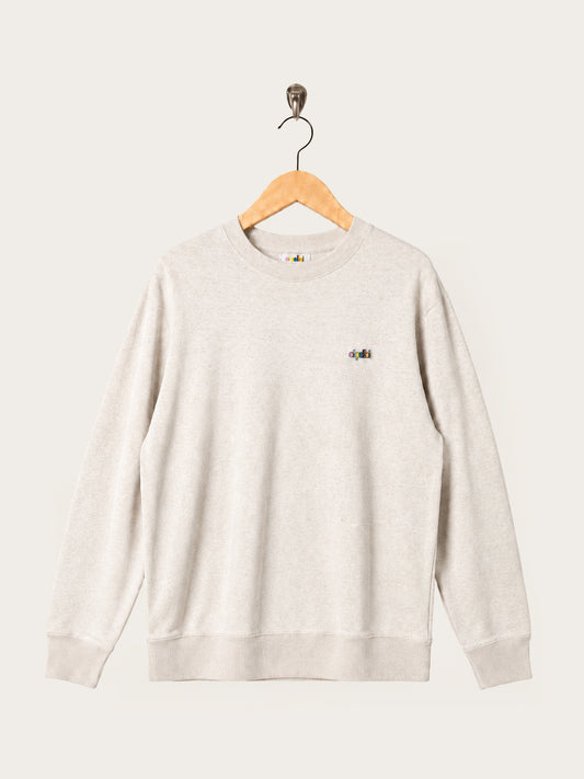 Oi Polloi 80s Sweat Oatmeal