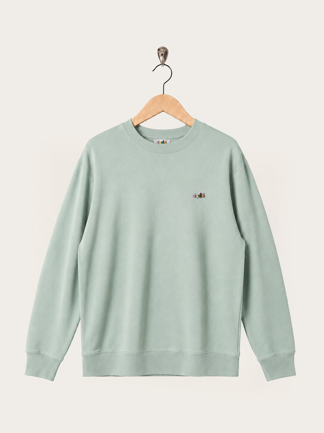Oi Polloi 80s Sweat Sage Green
