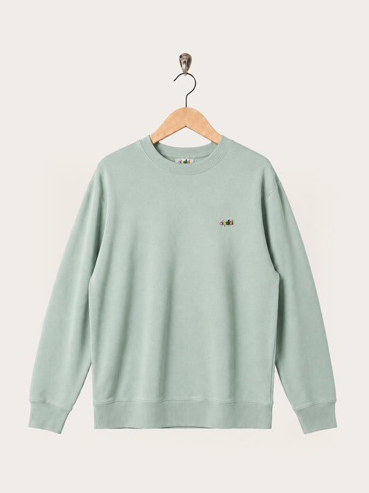 Oi Polloi 80s Sweat Sage Green
