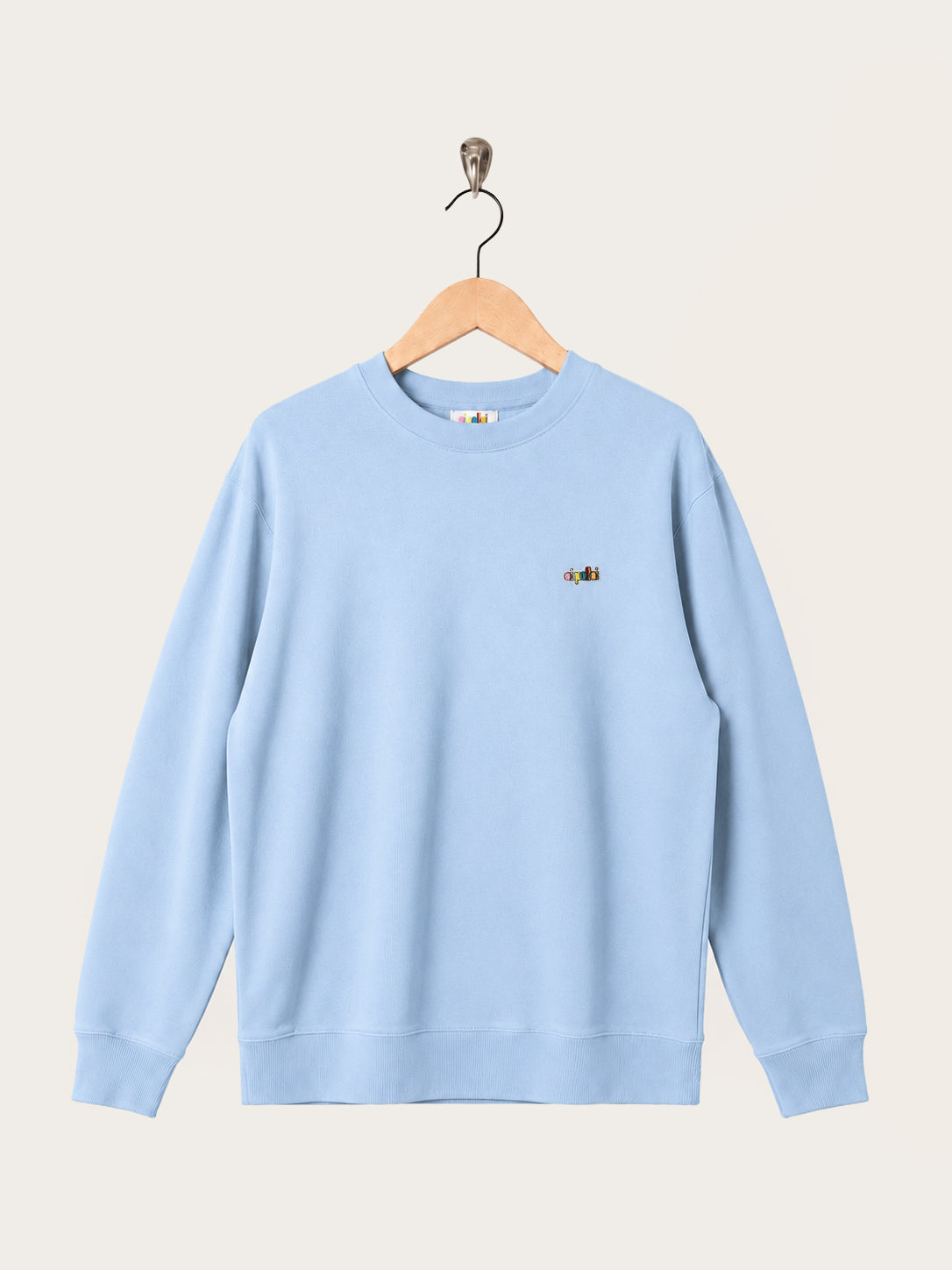 Oi Polloi 80s Sweat Sky Blue