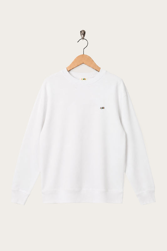 Oi Polloi 80s Sweat White