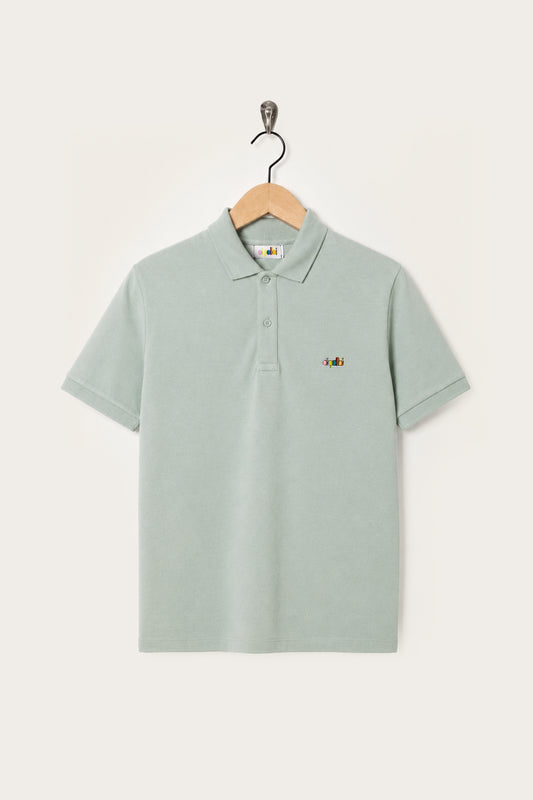 Oi Polloi Classic S/S Polo Shirt Celadon