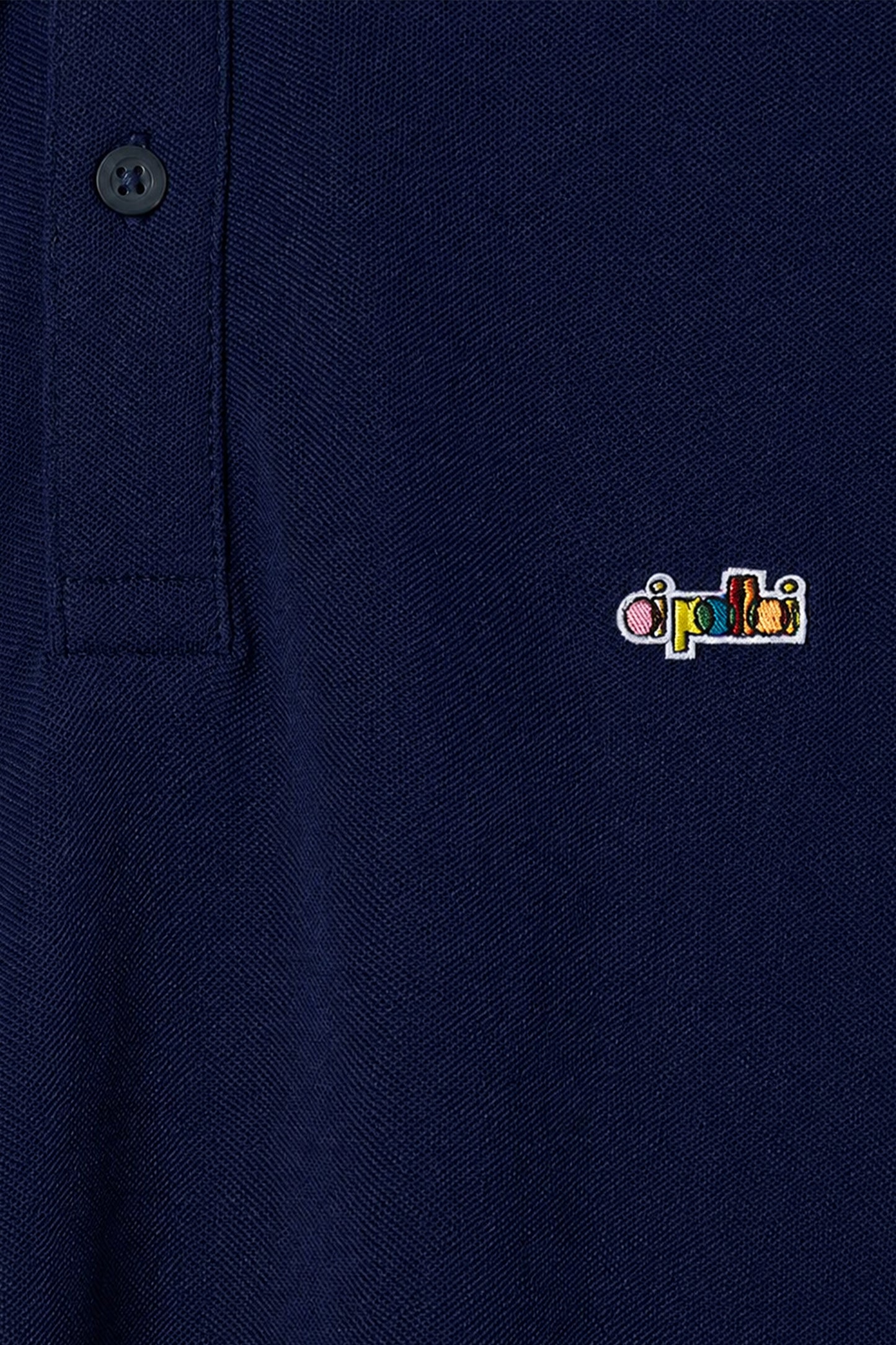 Oi Polloi Classic S/S Polo Shirt French Navy