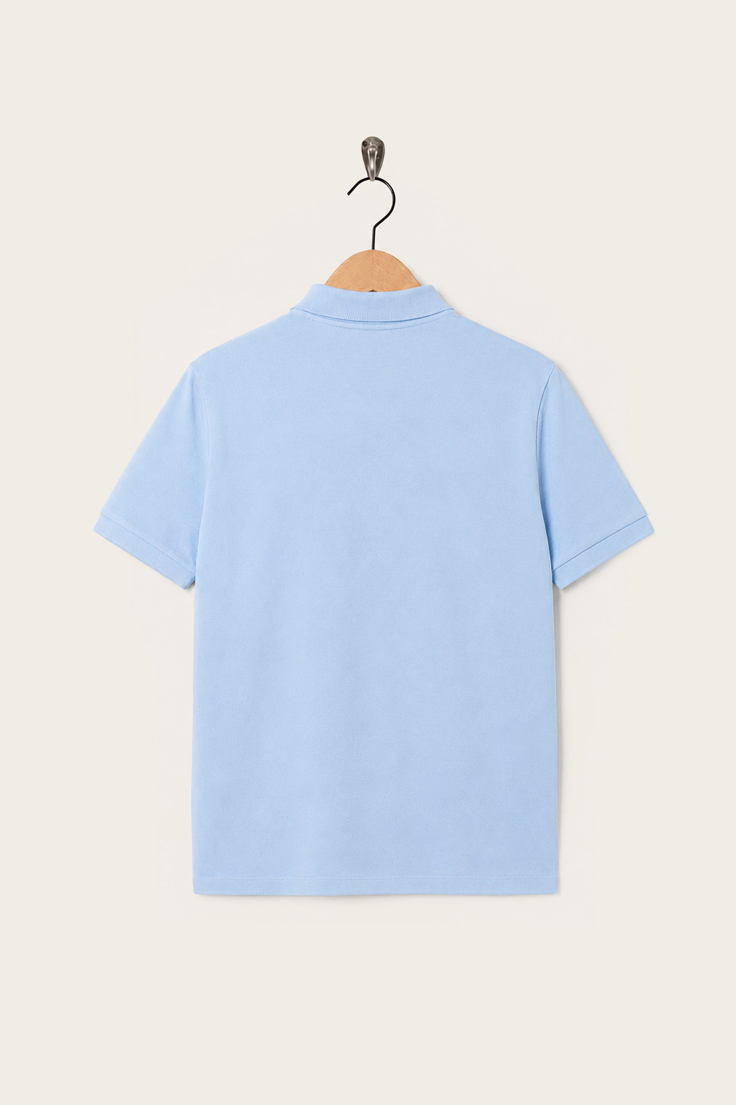 Oi Polloi Classic S/S Polo Shirt Sky Blue