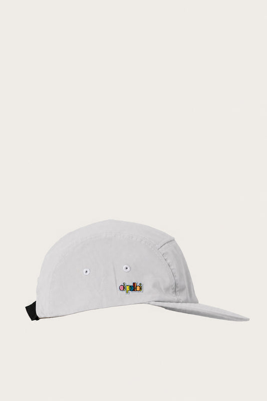 Oi Polloi Ripstop Waterproof Cap Pale Grey