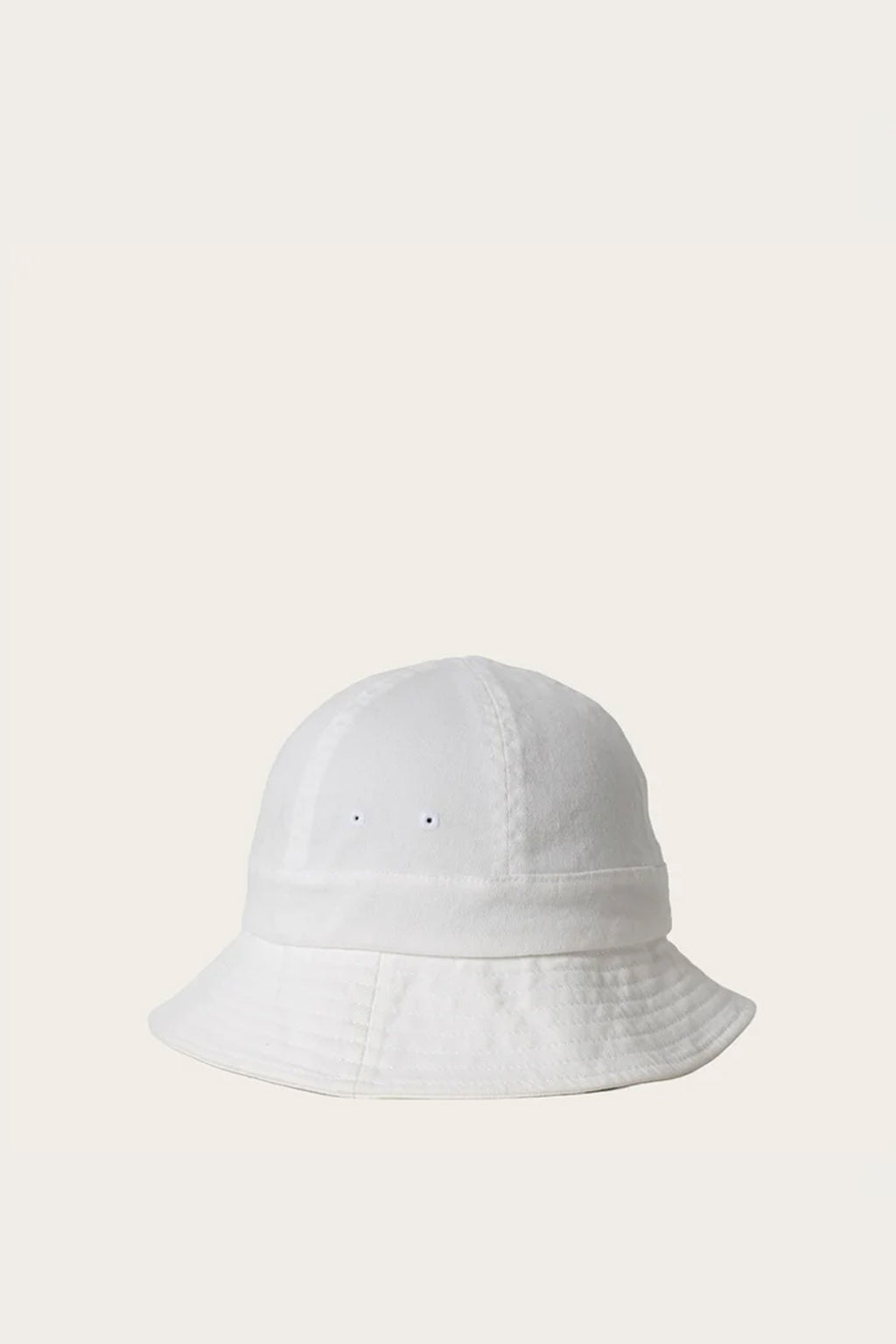 Oi Polloi Tropic Round Top Bucket White