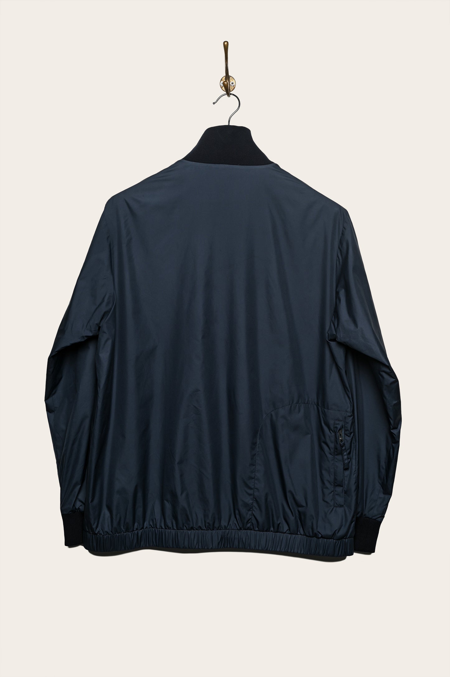 Oi Polloi Nylon Track Jacket Navy