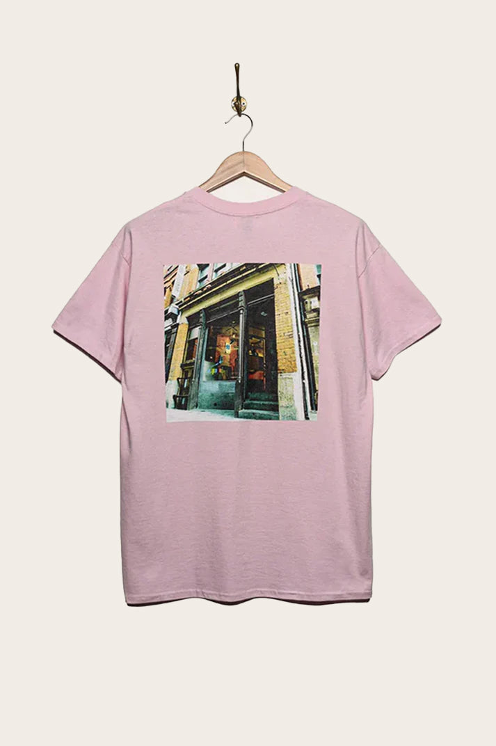 Oi Polloi 70 Tib Street S/S T-Shirt Pink