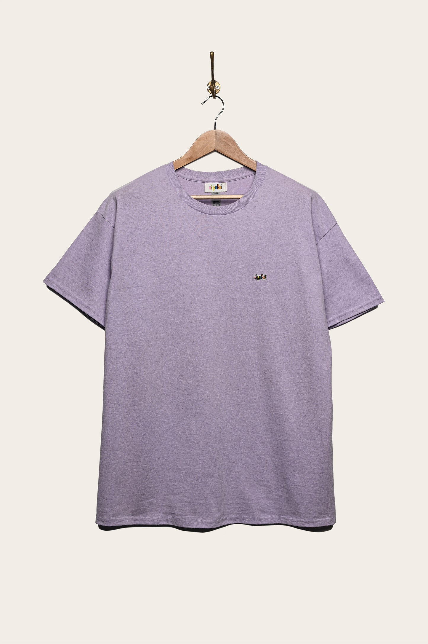 Oi Polloi Rainbow Lizard S/S T-Shirt Lavender
