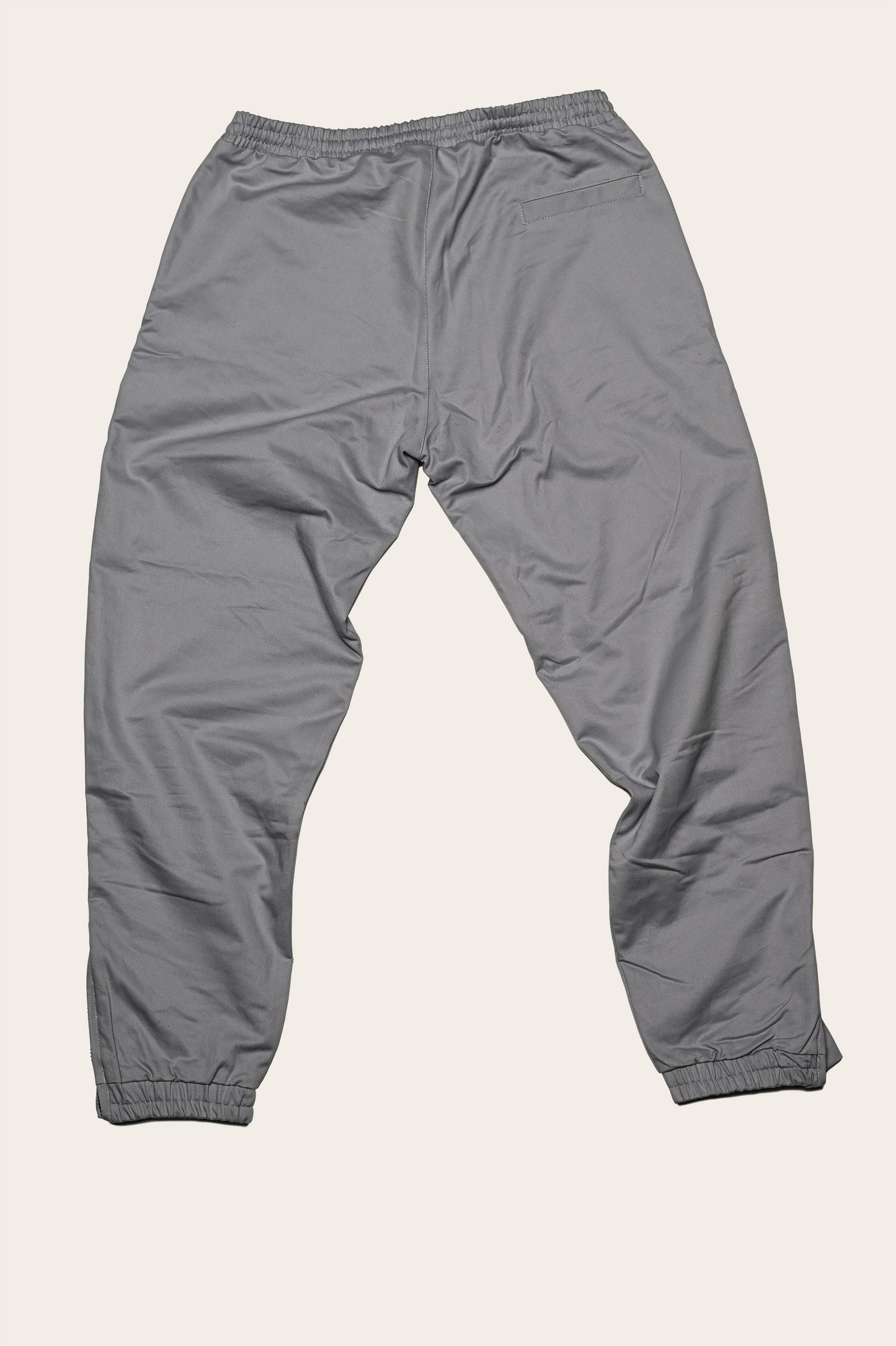 Oi Polloi Twill Track Pants Light Grey