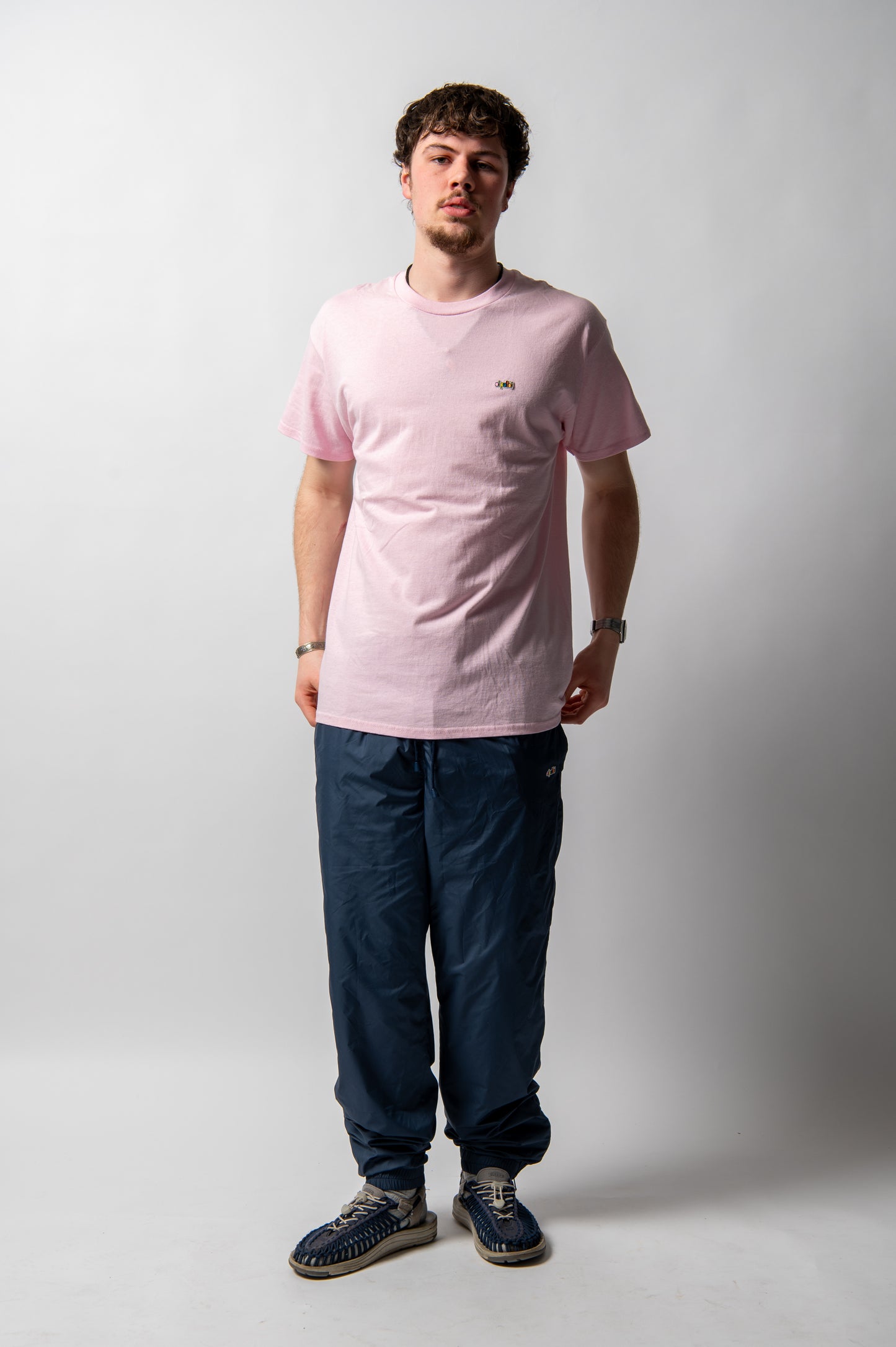 Oi Polloi 70 Tib Street S/S T-Shirt Pink