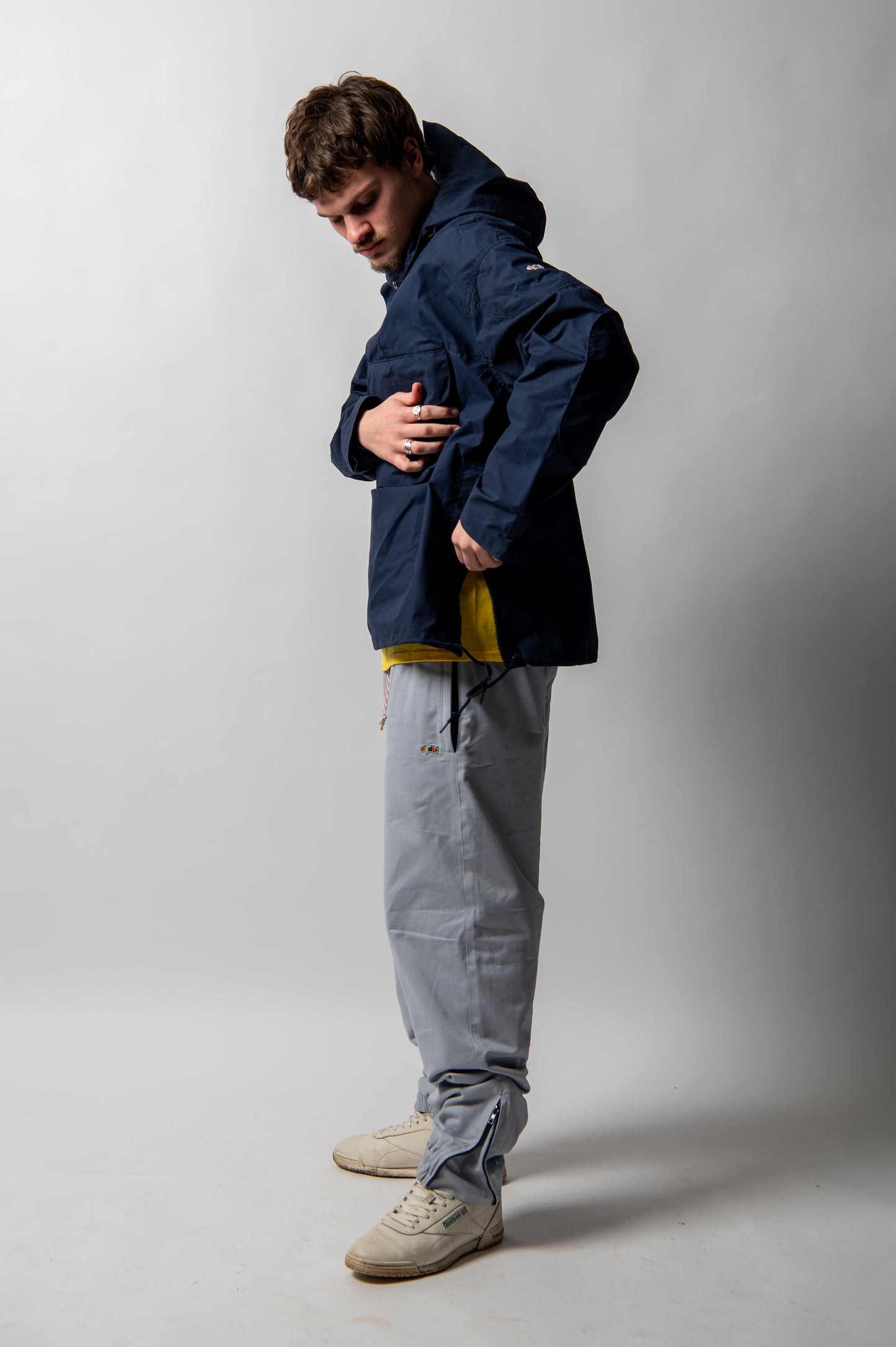 Oi Polloi Silver Raven Jacket Navy