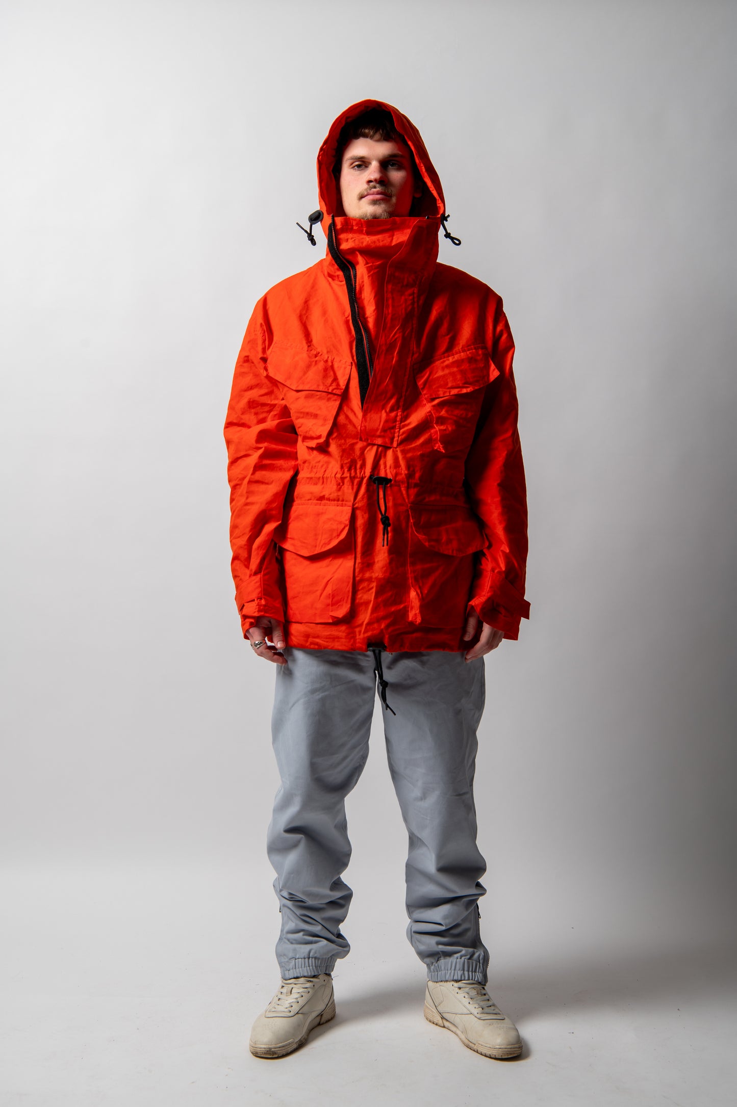 Oi Polloi British Antarctic Survey Parka Warning Orange