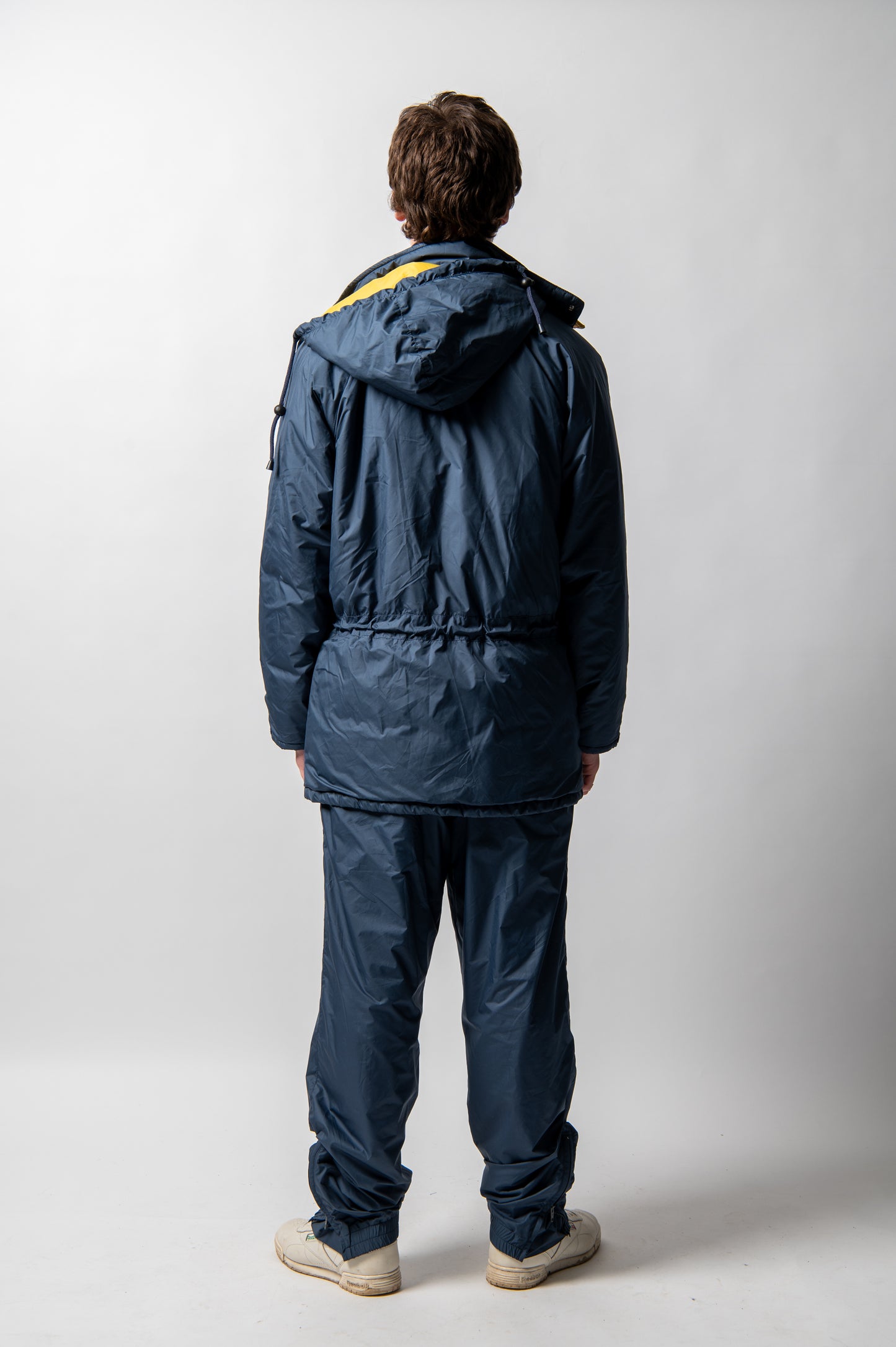 Oi Polloi Scafell Pike Jacket Navy / Yellow