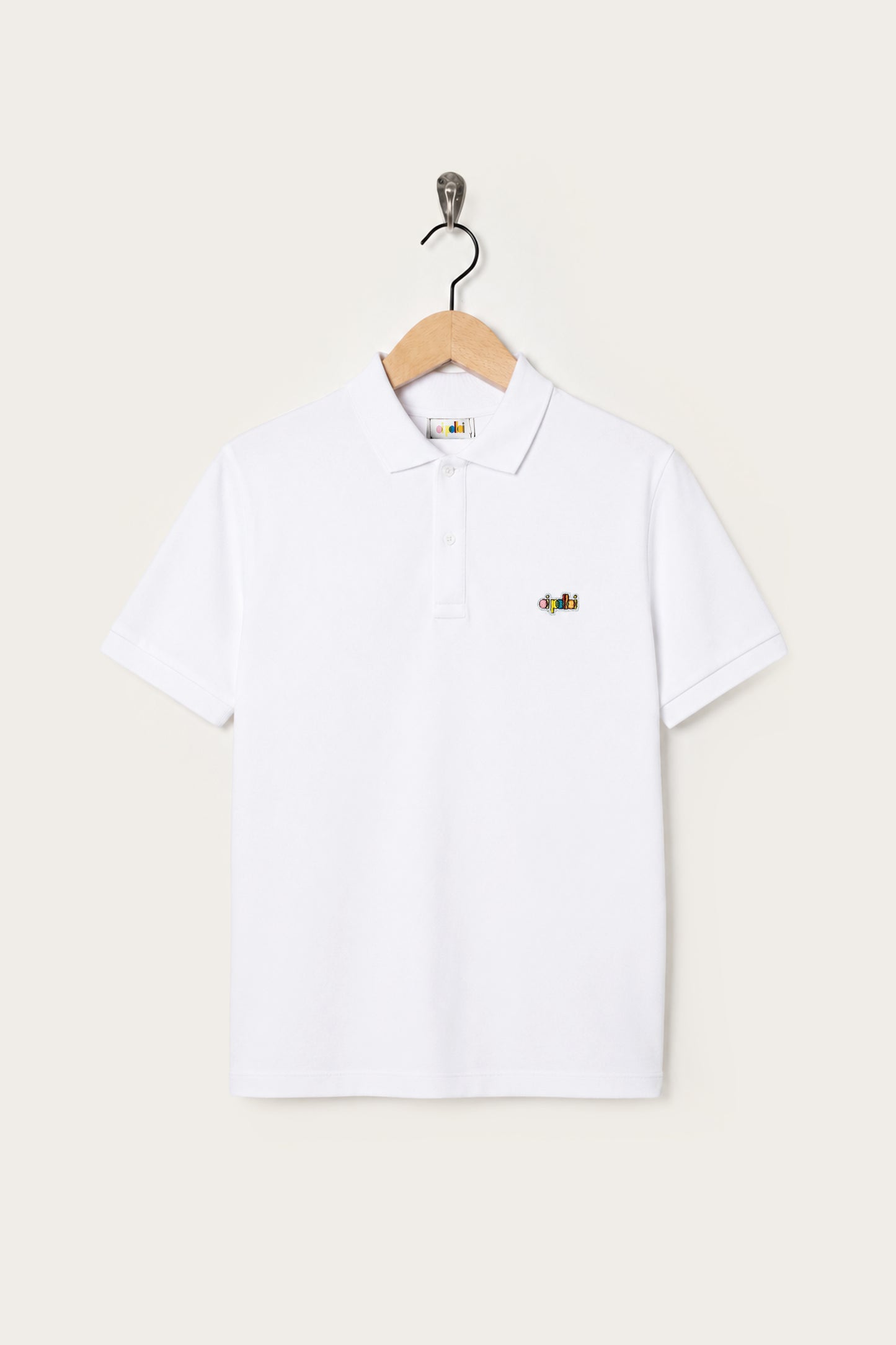 Oi Polloi Classic S/S Polo Shirt White