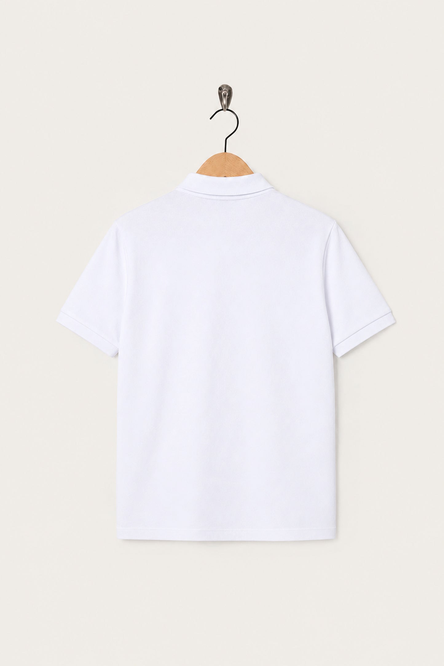 Oi Polloi Classic S/S Polo Shirt White
