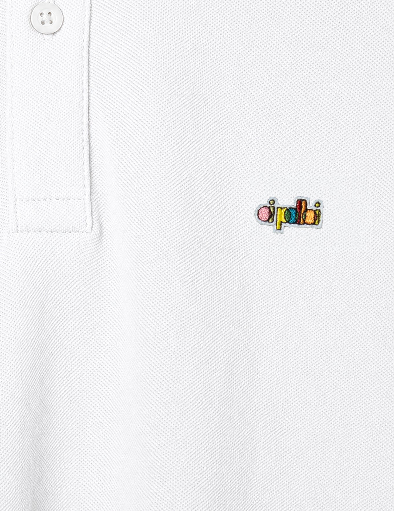 Oi Polloi Classic S/S Polo Shirt White